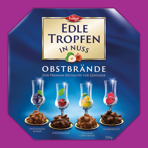 Edle Tropfen in Nuss