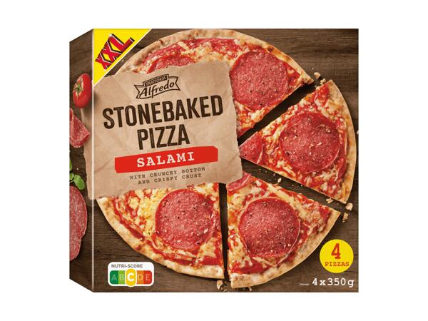 Steinofenpizza Salami XXL