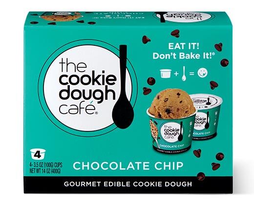 The Cookie Dough Cafe 
 Chocolate Chip or Cookies n Cream 4-Pack