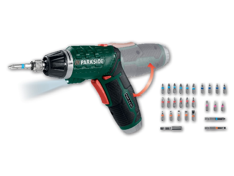 PARKSIDE 3.6V Li-Ion Cordless Screwdriver