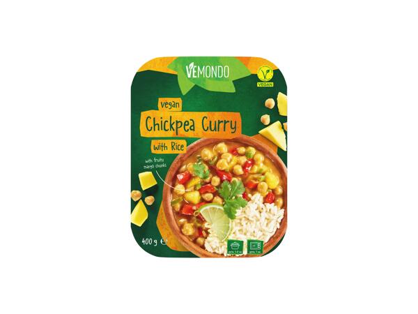 Vegan Chickpea Curry with Rice