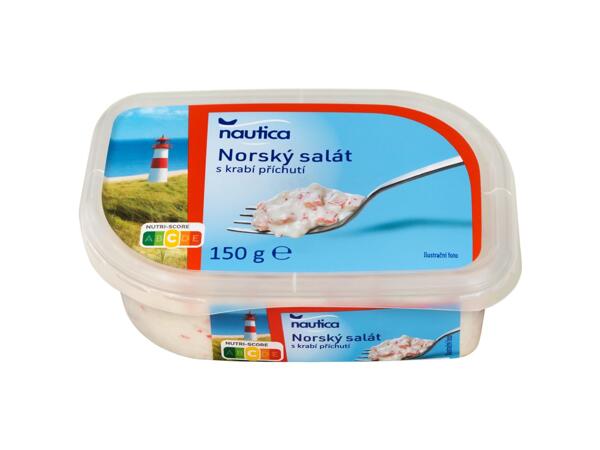 NORSKÝ SALÁT S KRABÍ PŘÍCHUTÍ