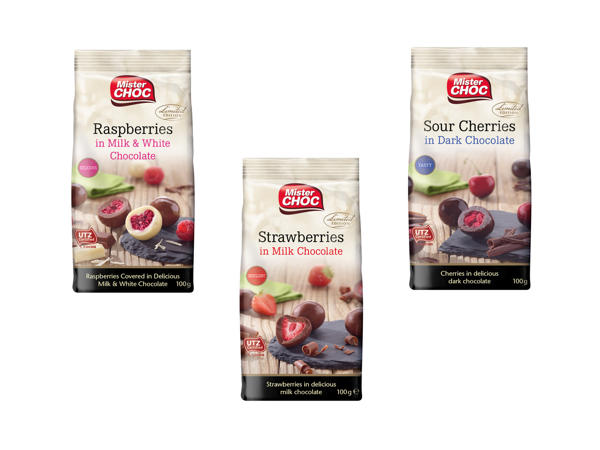 Fruits enrobés de chocolat