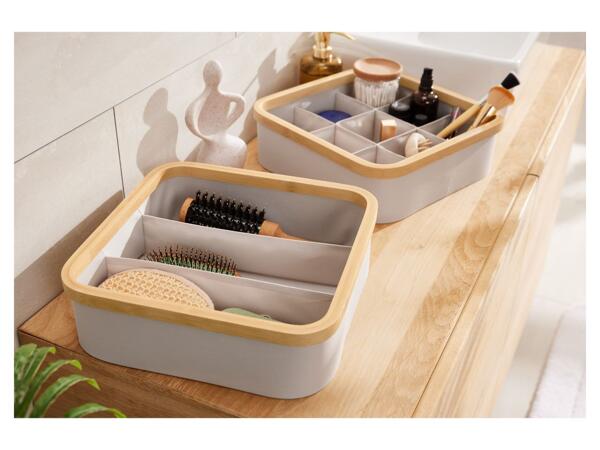 Bamboo and Fabric Organisers