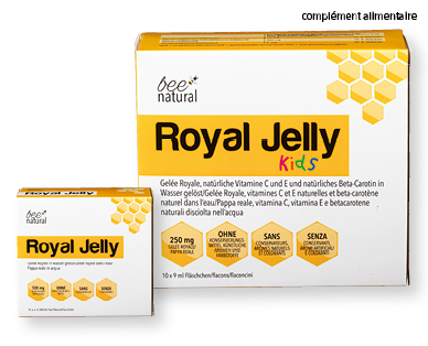 Ampoules buvables de gelée royale BEE NATURAL