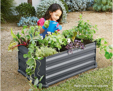 Grey Vegetable Garden Bed with Base