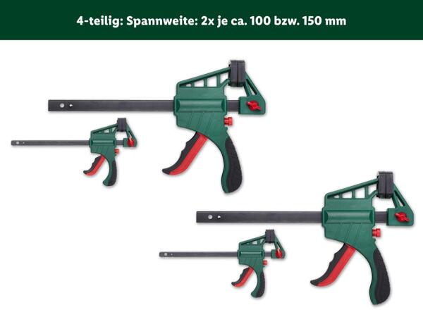 Schnellspannzwingen, 2 oder 4 Stück