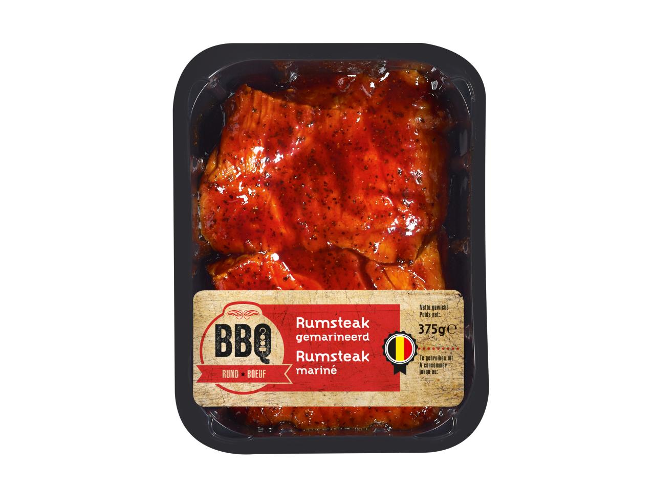 Gemarineerde rumsteaks