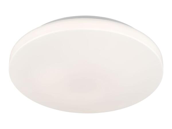 LED Bathroom Ceiling Light - White Shade With White Frame