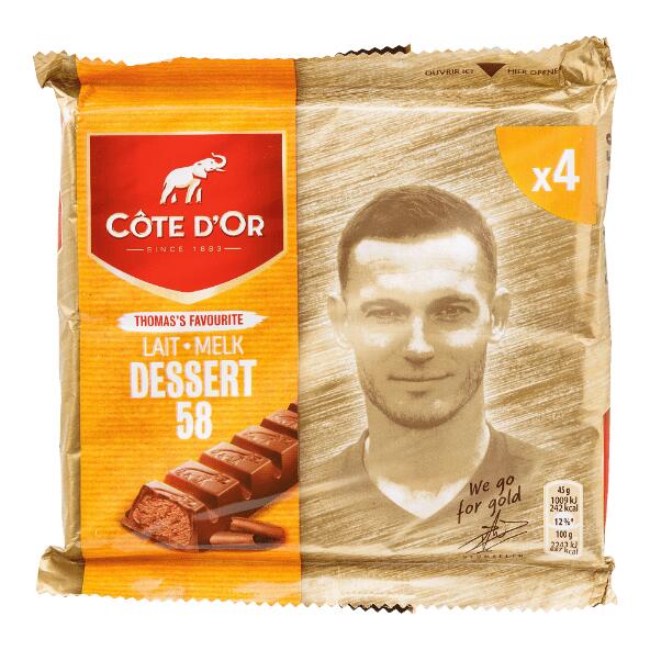 CÔTE D'OR(R) 				Dessert 58, 4 pcs