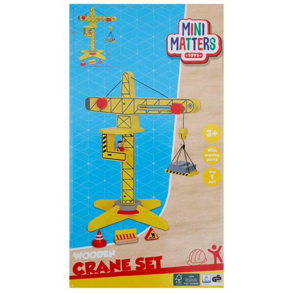 Mini Matters houten hijskraan