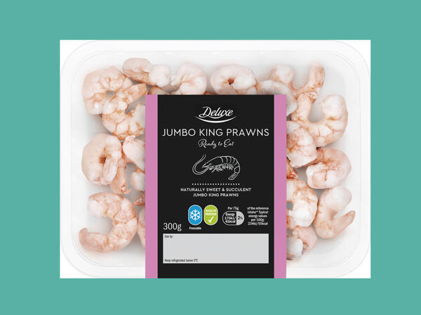 Deluxe Jumbo King Prawns - Lidl - Great Britain - Specials archive