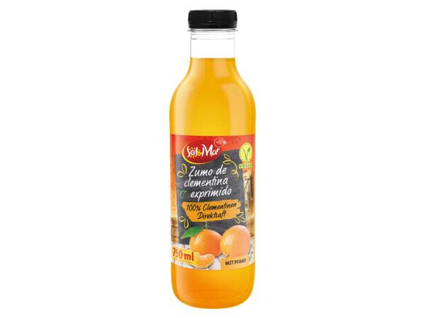 Frischer Clementinen Direktsaft