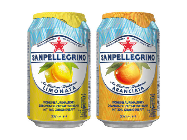 SAN PELLEGRINO Aranaciata oder Limonata