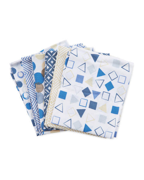 Blue Geo Fabric Fat Quarters Bundle