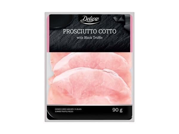 Jambon cuit avec flocons à la truffe