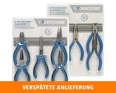 WORKZONE(R) 
 MINI-ZANGEN-SET, 5-TEILIG