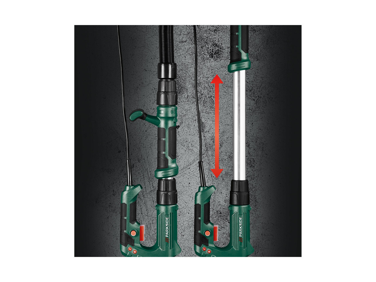 Parkside Telescopic LED Drywall Sander1