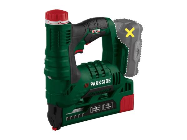 Parkside 20V Cordless Nail Gun/Tacker - Bare Unit