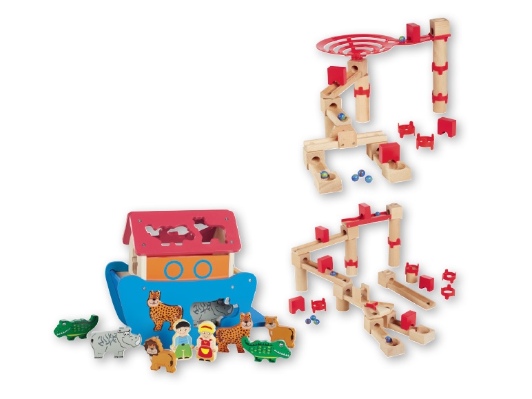 PLAYTIVE JUNIOR(R) Noah's Ark Shape Sorting Game/Ball Track