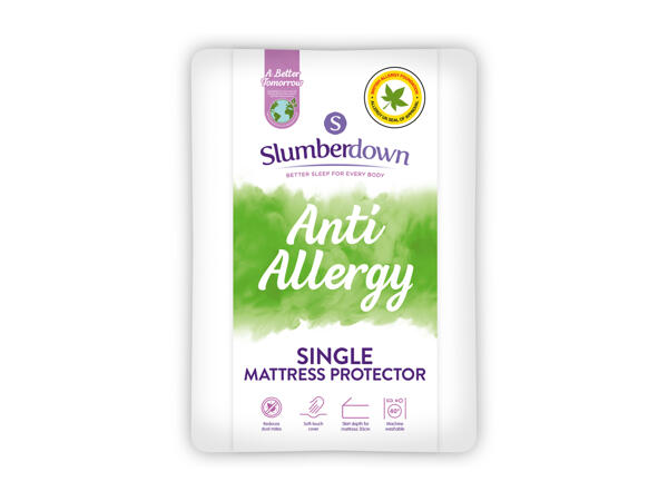 Slumberdown Anti-Allergy Mattress Protector – Single