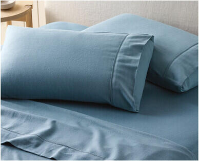Organic Cotton Flannelette Fitted Sheet Set - Queen size