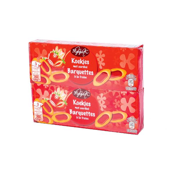 MONARC(R) 				Koekjes met aardbei, 2-pack