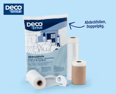 DECO STYLE Abdeckfolien-Set, 6-teilig