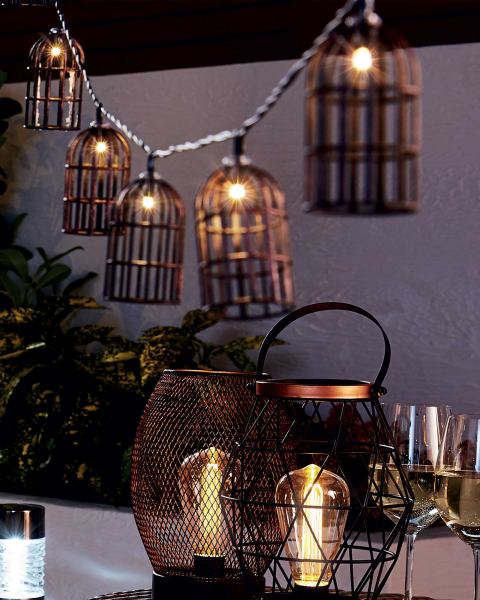 Garden Bright Cage Solar Lights