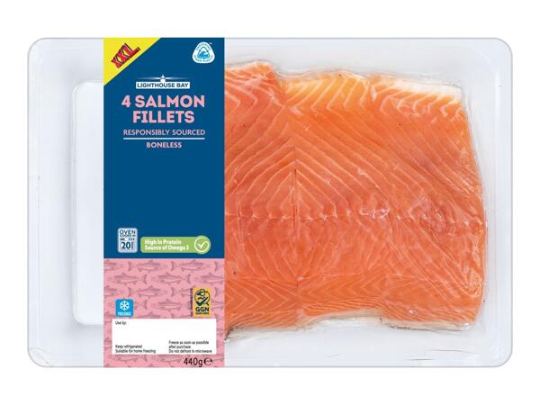 Lighthouse Bay 4 Salmon Fillets