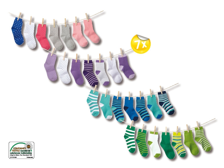 Chaussettes, 7 paires