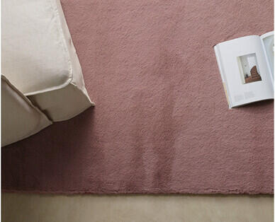Faux Rabbit Fur Rug