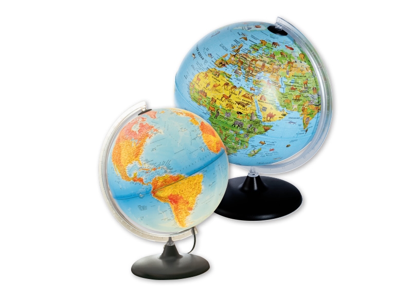 Melinera Illustrated or Illuminated Globe