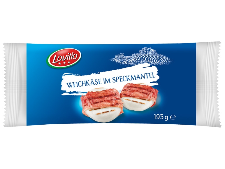 LOVILIO Weichkäse im Speckmantel