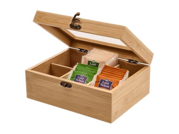 Silvercrest Bamboo Tea Box