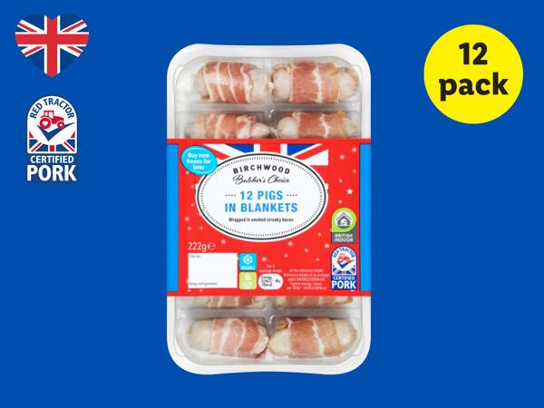 Birchwood 12 British Pigs in Blankets