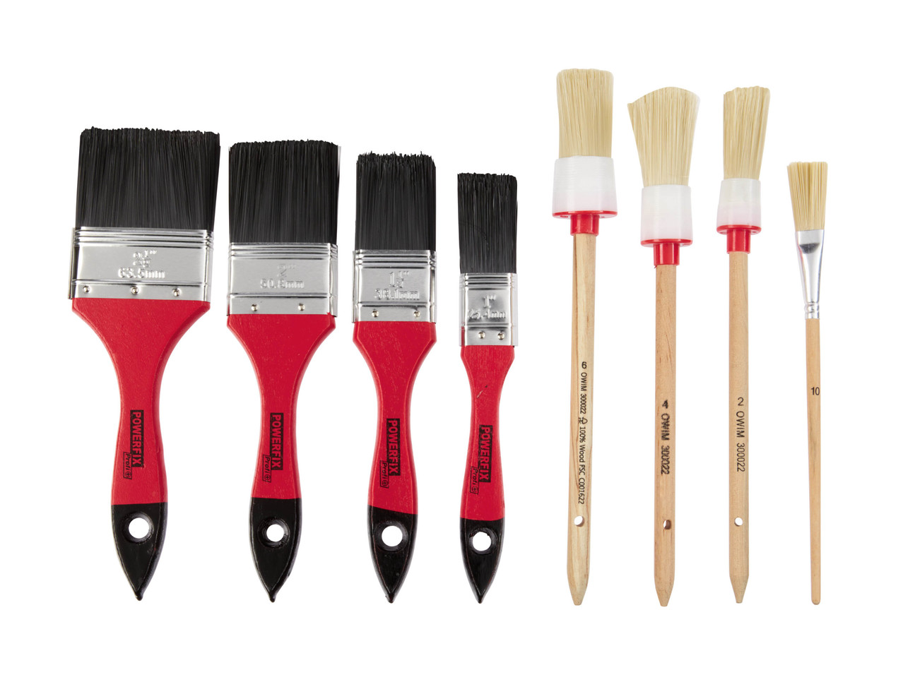 POWERFIX Paintbrush Set