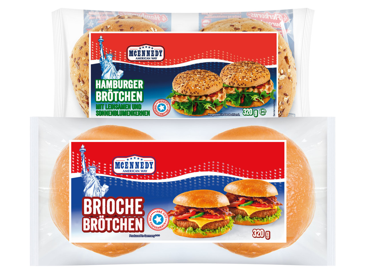 MCENNEDY Burgerbrötchen