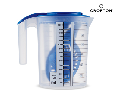 MIX AND MEASURE JUG WITH LID 1.5L