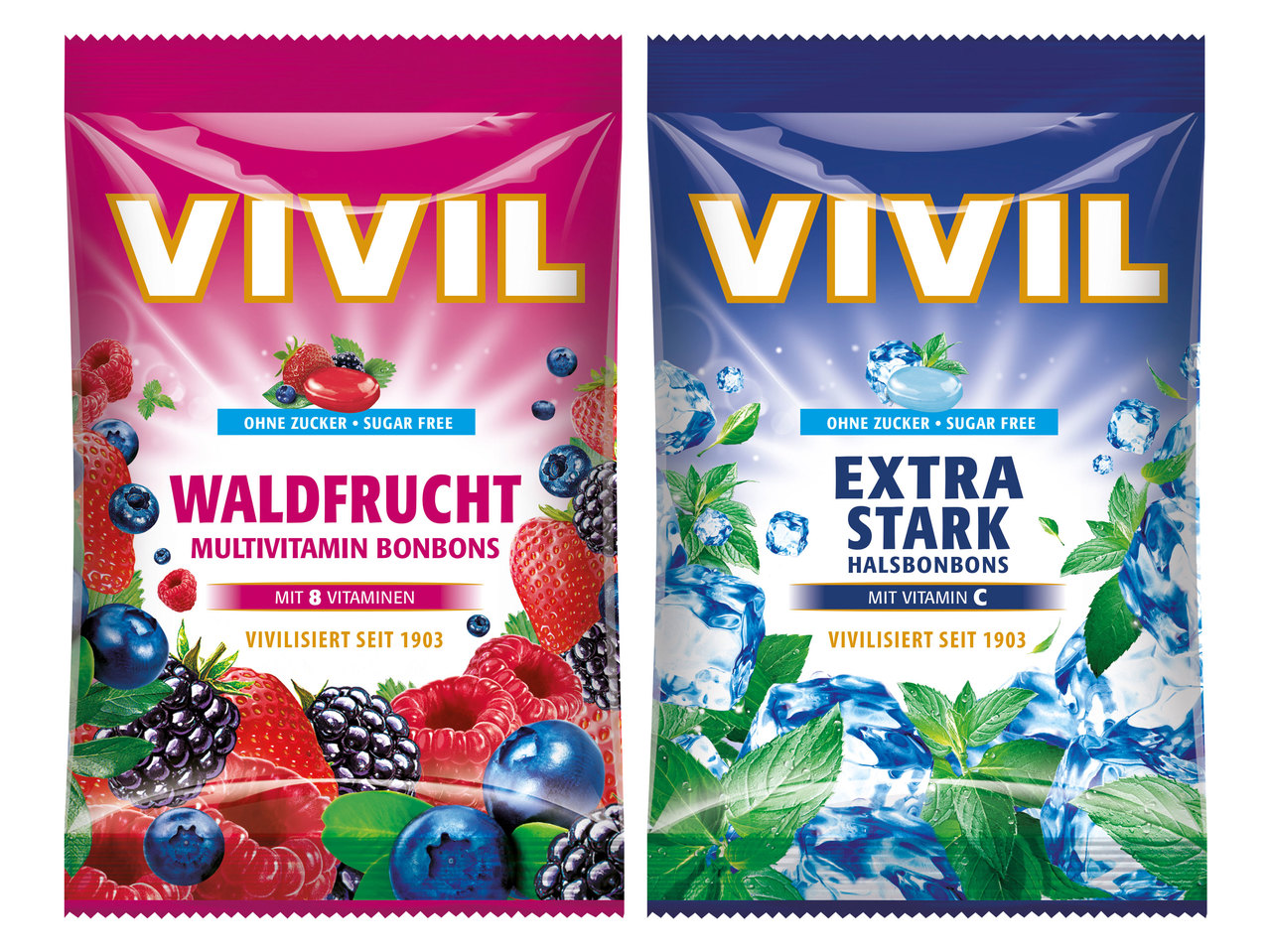 VIVIL Bonbons ohne Zucker