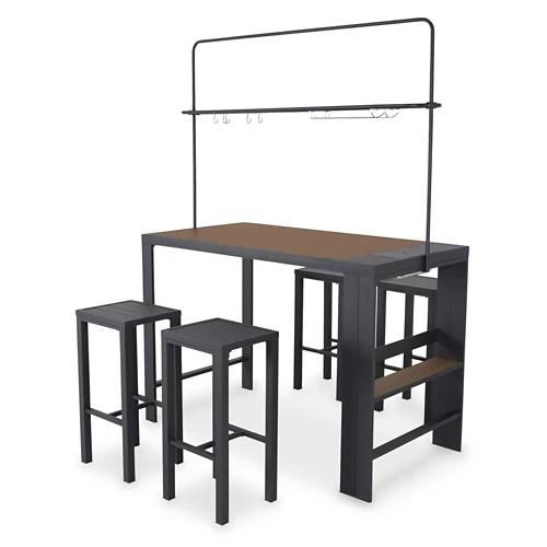 LECO Bar-Sitzgruppe / Gartentheke