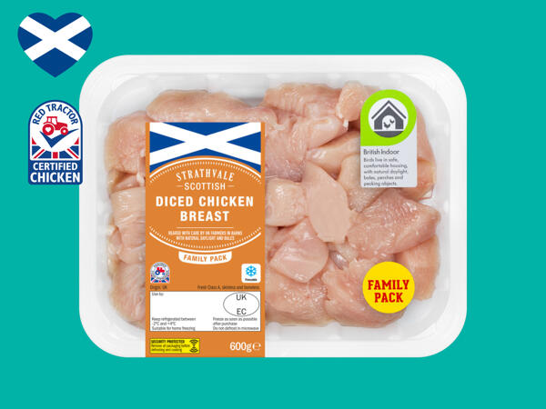 Strathvale Diced Scottish Chicken Breast