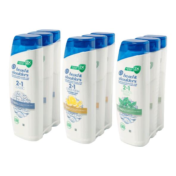 HEAD & SHOULDERS(R) 				Shampoo 2-in-1, 3 St.