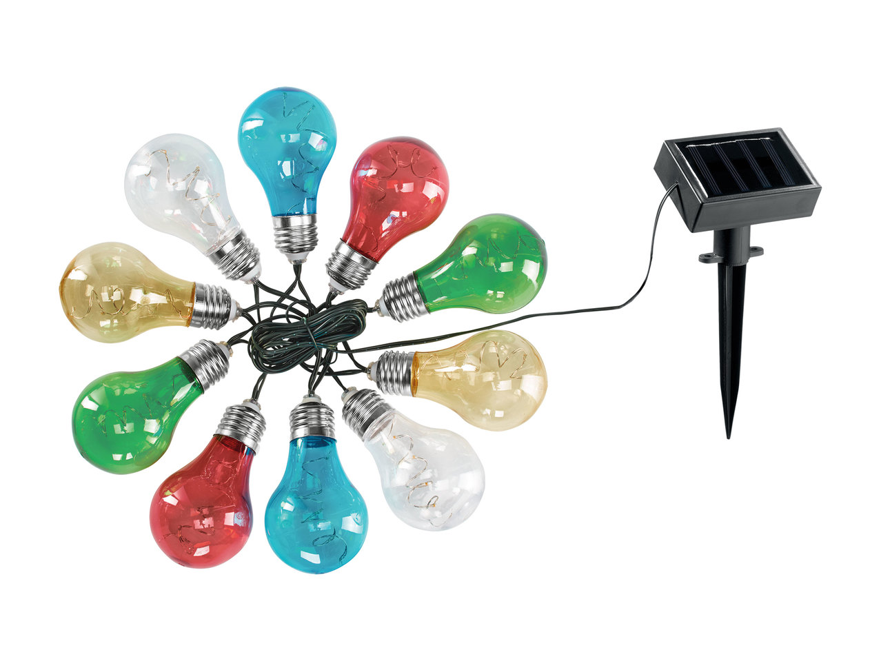Melinera Solar Bulb String Lights1