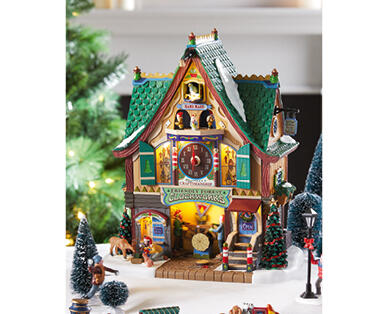 Lemax Musical Village Scene – A Friendly Forest Clock