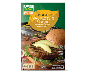 Earth Grown Soy Protein Burgers