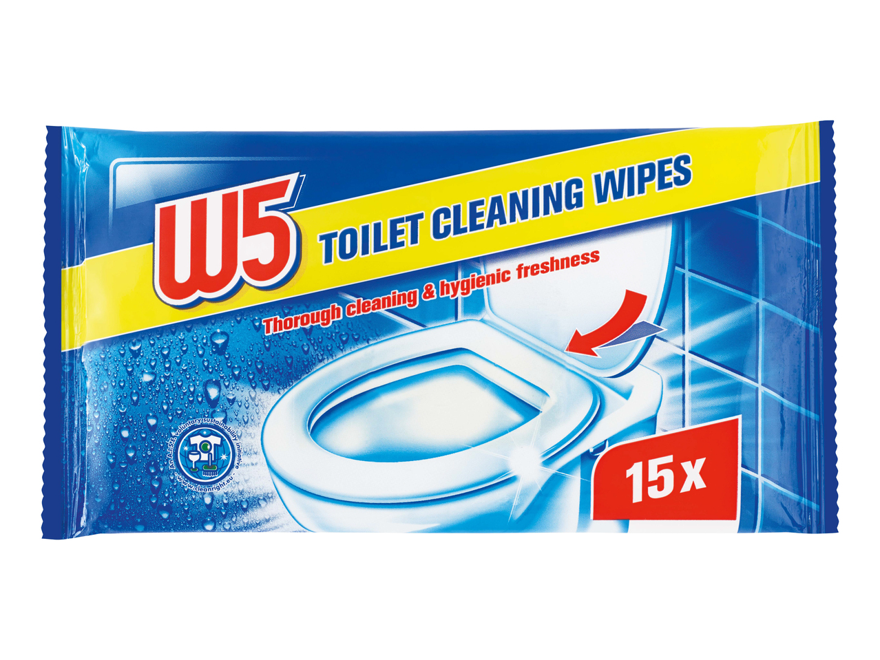 Lingettes nettoyantes pour WC