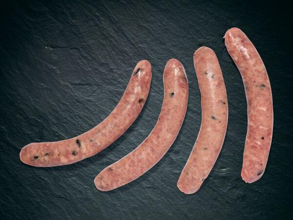 Saucisses aux olives noires