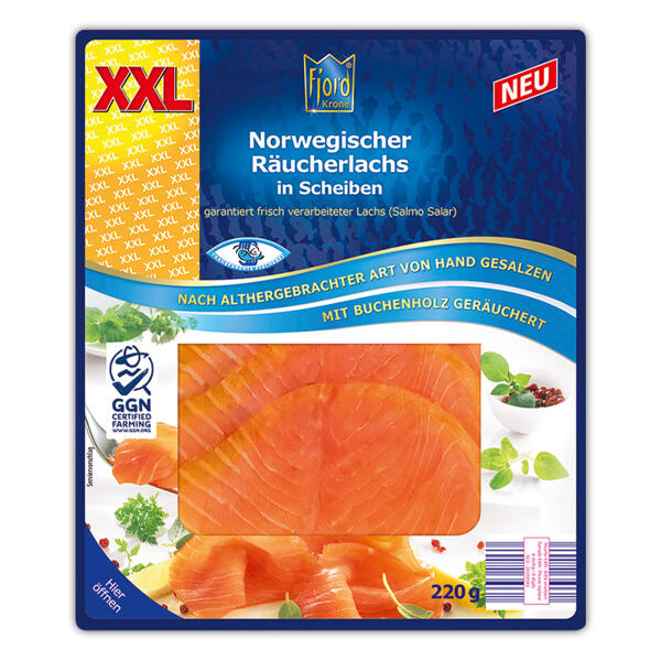 Norwegischer Räucherlachs XXL