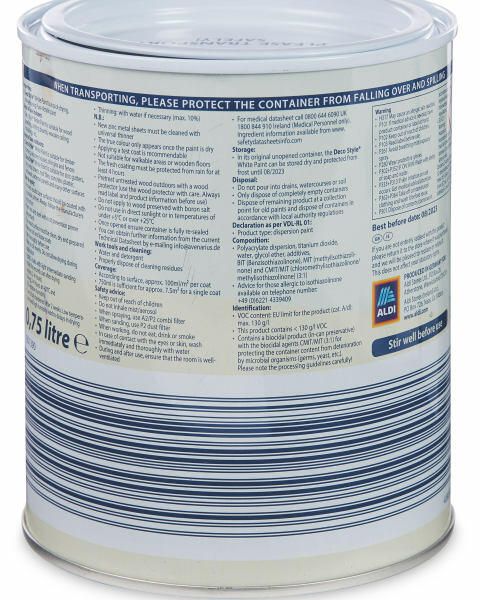 Deco Style White Silk Gloss Paint